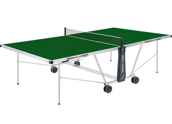 All-weather tennis table TORNADO-STREET green